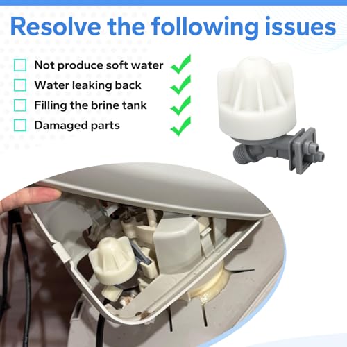 FATCANMA nozzle and venturi assembly for Whirlpool Kenmore water softener, model 7187065