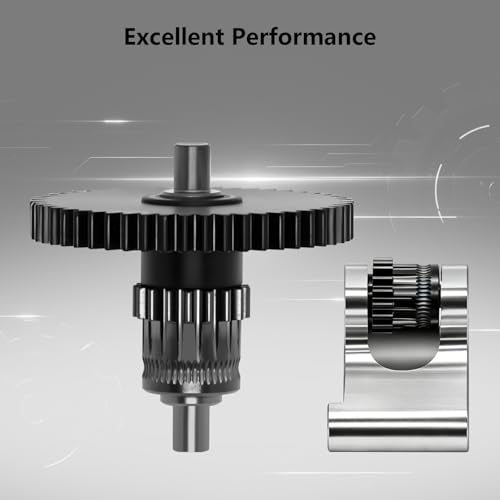 Upgraded Hardened Steel Extruder Gear for Flashforge Adventurer 5M, Integrated Shaft Design Nano-Coating POM Gears Replacement Part Direct Drive Extrusion Head Gear for AD5M/ 5M Pro