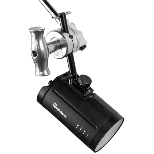 Kupo B10 Grip Pin with 1/4"-20 Mounting Bracket, 5/8" Baby Pin Interface, and Rigid Steel Construction for Secure Fixture Positioning on C-Stands and Grip Systems (KG126011)