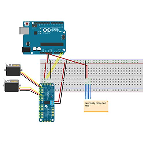 Hailege Robort PCA9685 16 Channel IIC I2C 12-Bit PWM Servo Motor Drive Module Set of 2