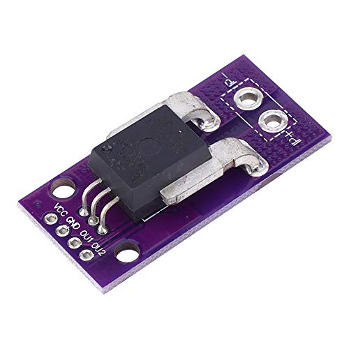 ACS758LCB-050B-PFF-T Linear Current Hall Current Sensor Module Analog Signal Output for Hall Effect Based 50A AC/DC Current Sensor Compatible with Interface