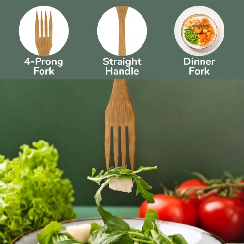 BambooMN Bamboo Dinner Fork 8" - 30 Units 1