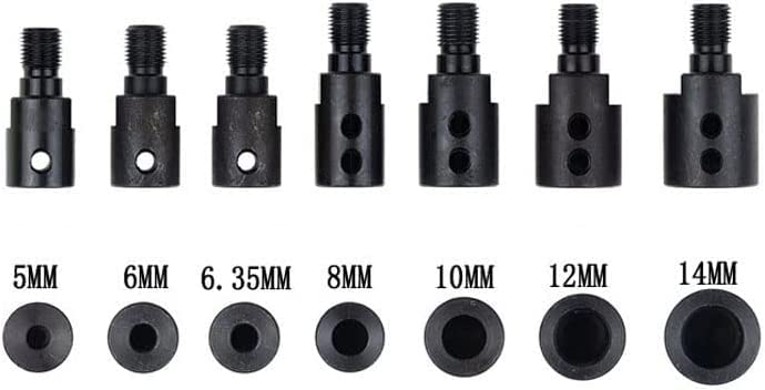CHANCS 3/8-24UNF Threaded Connecting Rod Inner Diameter 8mm Miniature Chuck Accessories 8 mm