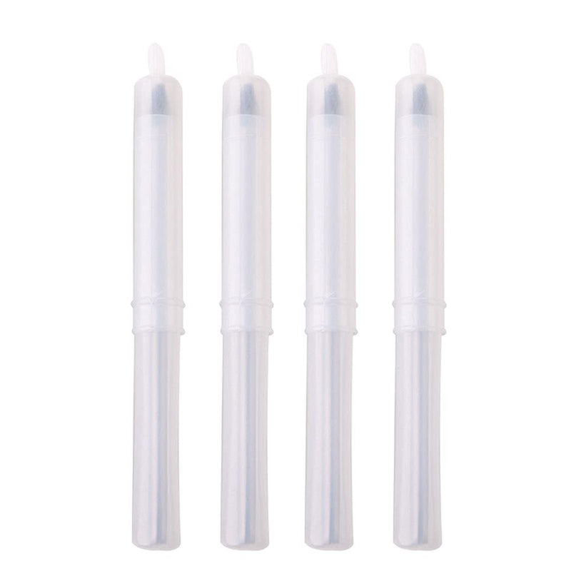 [Australia - AusPower] - 6-Inch Long Carbide Rotary Burr Set 6 mm (0.25 inch) Shank Long Reach Double Cut Tungsten Carbide Rotary File Set Fits Rotary Tool for Woodworking Drilling Carving Engraving, 4pcs 