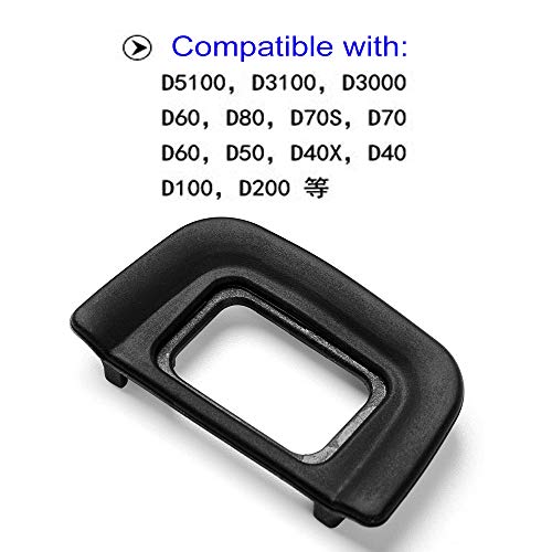 Eyecup,Sedremm Camera DK-20 Eyecup Replacement Eyepiece for Nikon D5500 D5300 D3400 D3300 F65 F75 D40 D50 D60 D70s D5100 D3200 D3100, 2 Pack