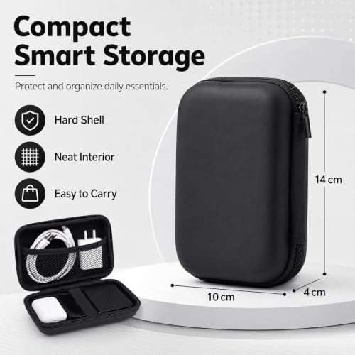 Protective Case, Compatible with OneTouch Ultra Plus Reflect, Black, Diabetes Bag for Blood Glucose Monitor with Mesh Pocket for Test Strips and Accessories