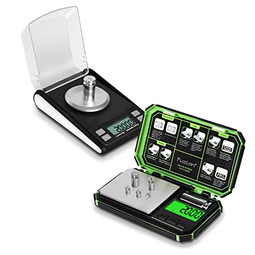 Fuzion 60g calibration weight set with 7 precision weights for scale calibration