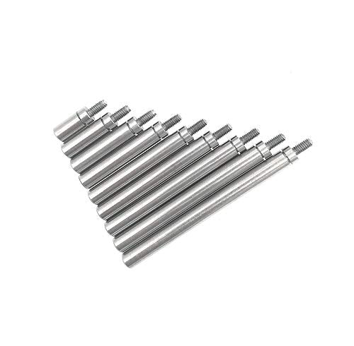 SUXING Extensions for Measuring Inserts, Diameter 4.5 mm, Length 10/15/20/25/30/35/40/45/50 mm, Thread M2.5