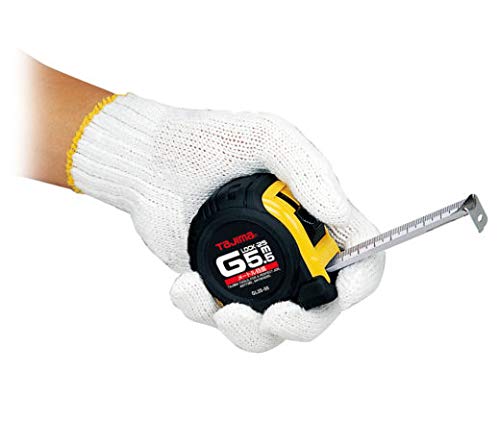 [Australia - AusPower] - TAJIMA Tape Measure - 16 ft / 5m x 1 inch G-Series Measuring Tape with Dual Metric/Standard Scale & Acrylic Coated Blade - G-16/5MBW 4.9 m 