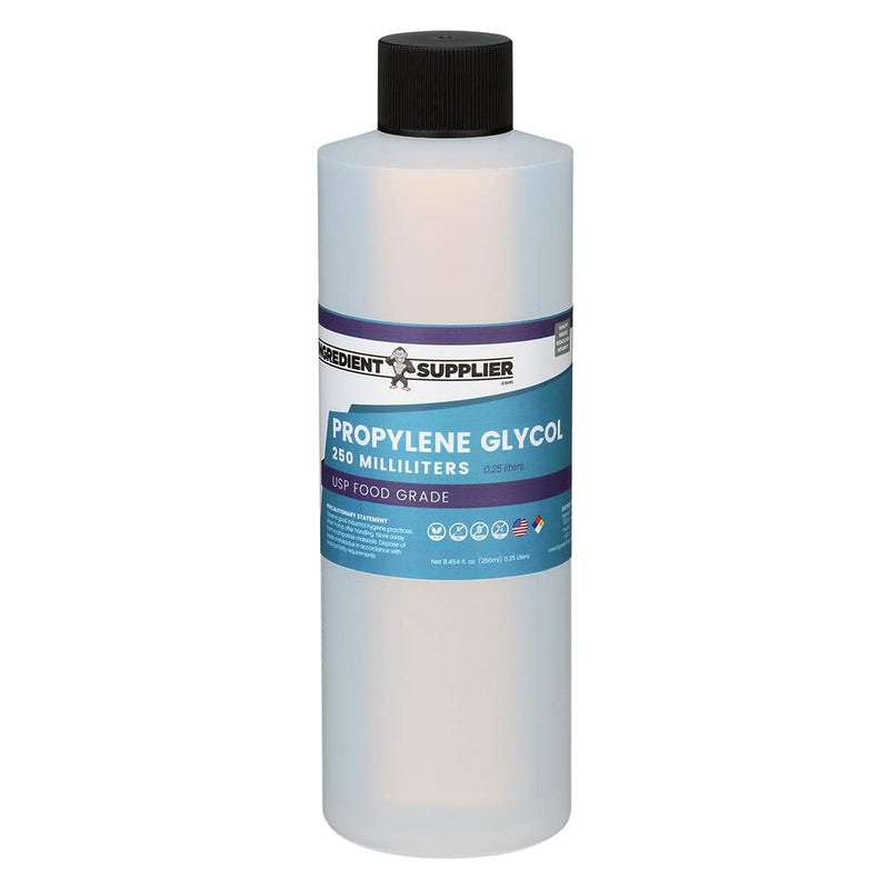 [Australia - AusPower] - Propylene Glycol - 250mL (8.45 oz.) - USP Food and Pharmaceutical Grade - Highest Purity - Manufactured and Packaged in The USA 