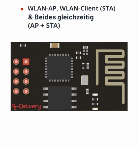 AZDelivery esp8266 ESP-01S WiFi Parent module 3