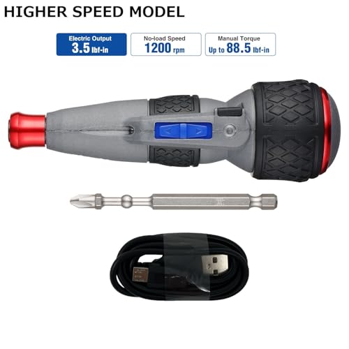 VESSEL e-ASSIST high-speed electric screwdriver with 11-piece bit set, US model