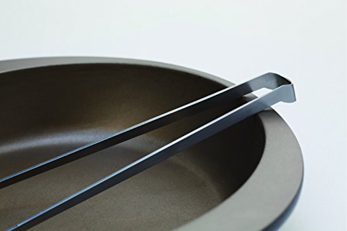 Yoshikawa EAtoCO AS0029 Vegetable Chopsticks, Tongs, Pottery, Fry, Stainless Steel, Width 0.7 x Length 9.8 inches (1.7 x 25 cm) Cybasi Tongs