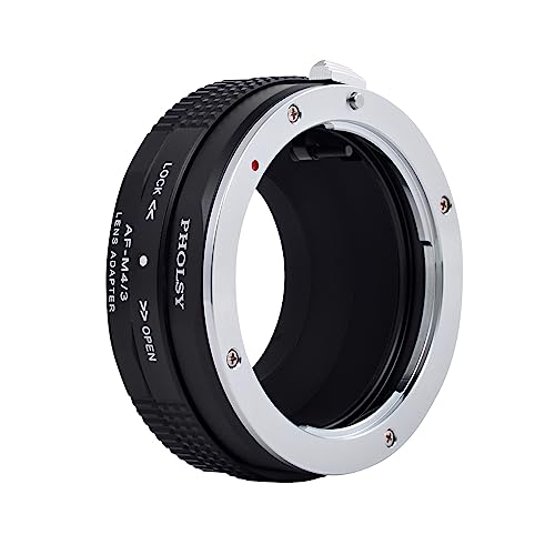 PHOLSY Adapter Compatible with Sony A Minolta AF Lens to MFT M4/3 Camera Sony A / Minolta AF to M4/3