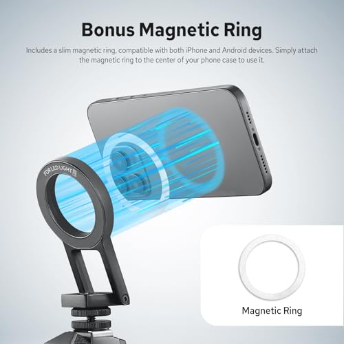 Godox AM01 Dual-Sided Magnetic Bracket for MA5R LED Light or Smarthone