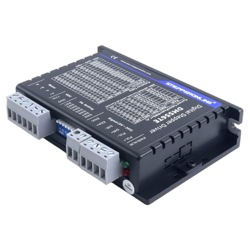 STEPPERONLINE Stepper Motor Driver 1.8-5.6A 24-50VDC for Nema 23, 24, 34 | TE Series, DM556TE