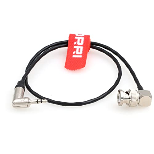 3.5mm TRS Jack Tentacle Sync to BNC Timecode Cable for Canon EOS C300/C500,Sony PDW-700/PMW-EX3/PMW-200/FX6 FX9,ARRI Amira
