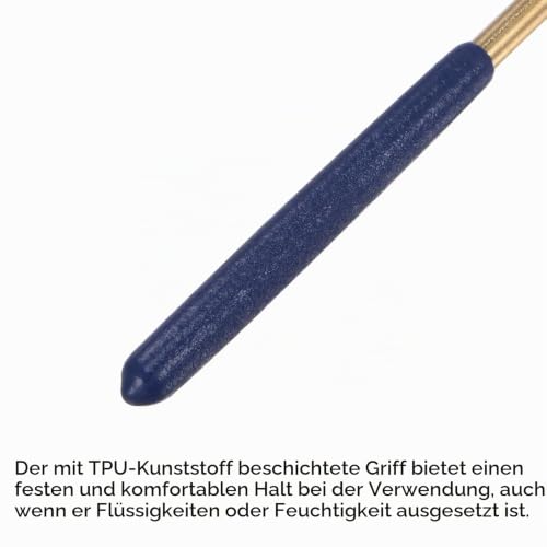 sourcing map Diamond Needle File Titanium Coated Hand Tool 5 x 180 mm | Flat File Hand Tool with TPU Handle for Metal Stone Wood