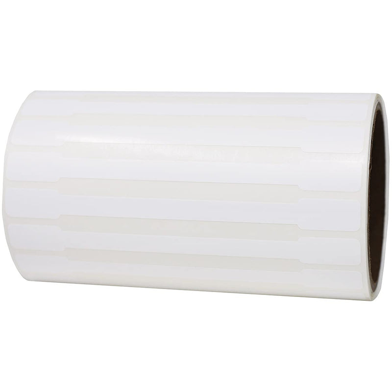 White Extra Large Tamper Blank Labels, 0.5 x 6 Inch 500 Total Labels