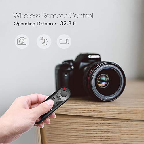 AODELAN Camera Remote Control for Canon EOS RP, EOS R, R5, R6, M50, M50 II Black Remote for Canon