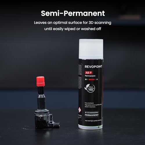 Revopoint 3D Scanning Spray for Reflective & Black Surfaces, AB-P, 500ml SPRAY-AB-P