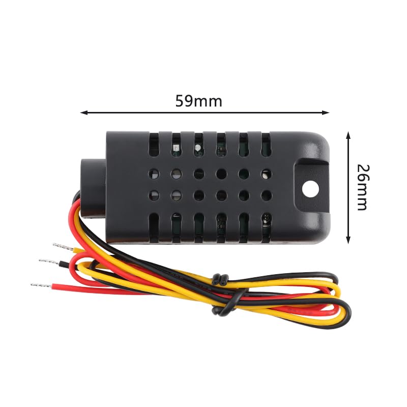 MusRock DHT21 AM2301 digital temperature and humidity sensor module with single-wire interface for Arduino, 2-piece set