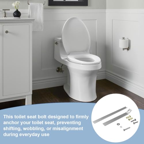 IUXLXHF Kohler 84999 toilet seat bolt anchor kit with replacement anchors and hardware