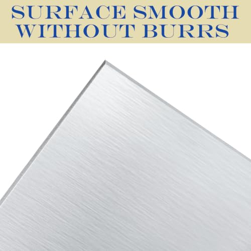 12 x 16 x 0.06(1/16") Inch Aluminum Plate Aluminum Metal Sheet 6061 Aluminum Metal Plate Covered with Protective Film, Finely Polished and Deburred