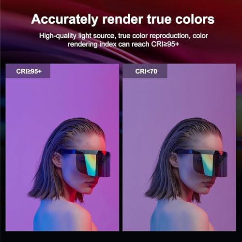 OBEST Upgrade Light Box & Soft Box, 16" x 16" Photo Box with Lights Portable Folding Photo Studio Light Box Photography with PVC Backdrops for Product Photography (30cm RGB Full Color Strip Light) 30cm RGB full color strip light