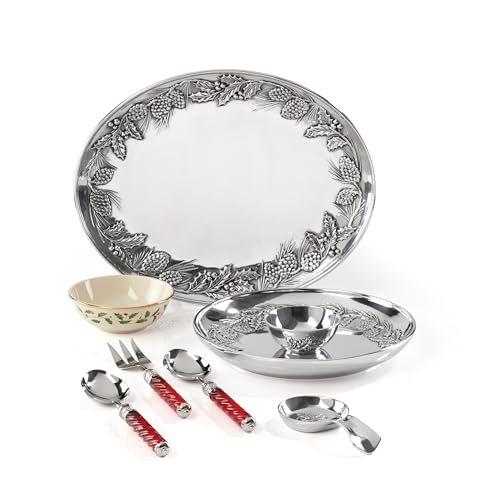 Lenox 878975 Holiday Jewel 3-Piece Serving Set