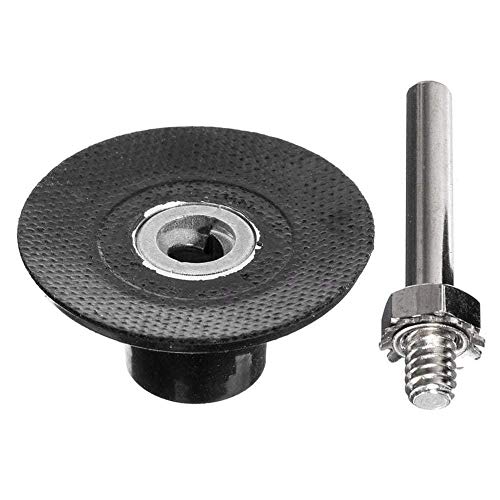 2 x Disc Pad Holder Sanding Disc with 1/4 Inch (6.35 mm) Shaft for Round Rotary Tool Grinding Polishing Conditioning Discs