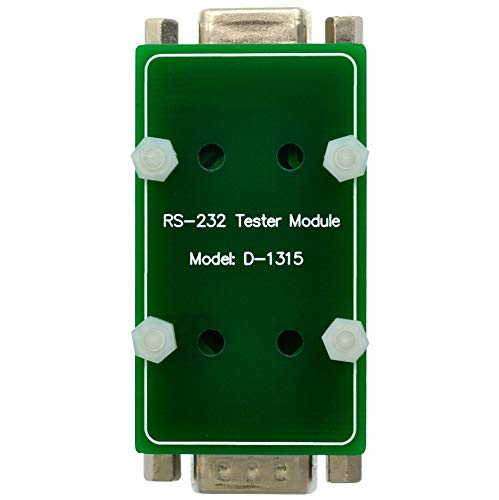 CZH-LABS RS232 LED link tester module with DB9 male to DB9 female connectors