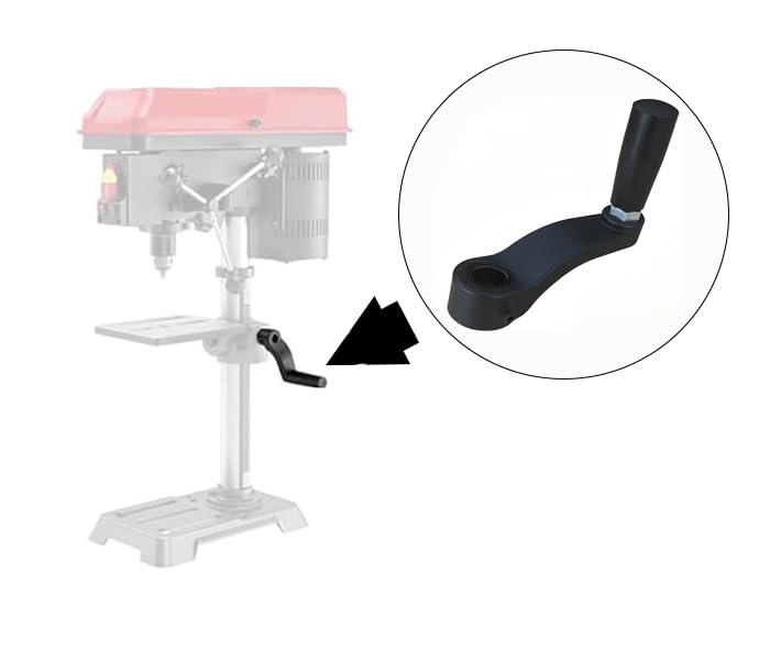 [Australia - AusPower] - BGD 10601009A1 Drill Press Crank Handle 360° Free Rotation Part Fits Sears Craftsman Machines,for Desktop Drilling Raise Lowe Crank Handle 