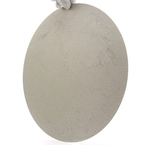 JINGLING 8-inch diamond grinding disc, 320 grit flat lap disk for stone lapidary tools