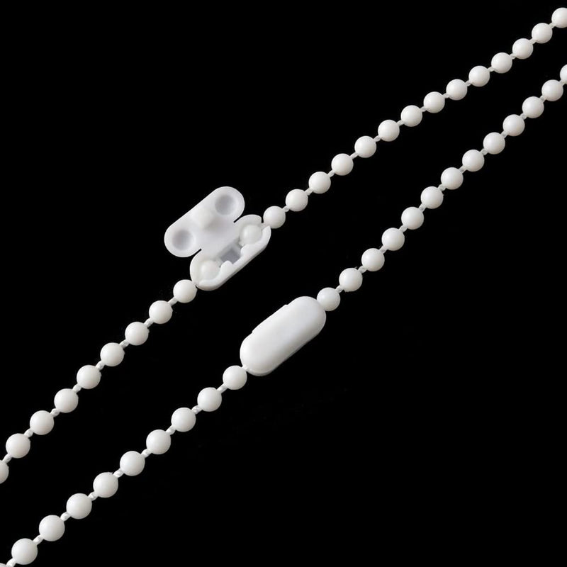 [Australia - AusPower] - 30pcs Replacement Blind Pull Cord Connector Stainless Steel Ball Chain Connector Clasps Fits for 3.2/4.0/4.5/5/6.0mm Beaded Ball Chain 
