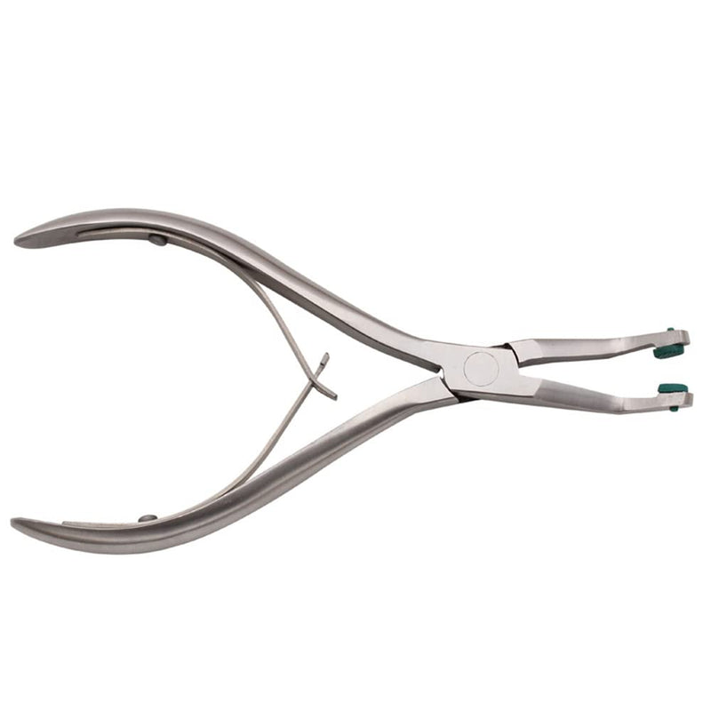 [Australia - AusPower] - Dental Crown Plier Dentist Tools Temporary Teeth Removal Pliers with Green Rubber Stainless Steel 