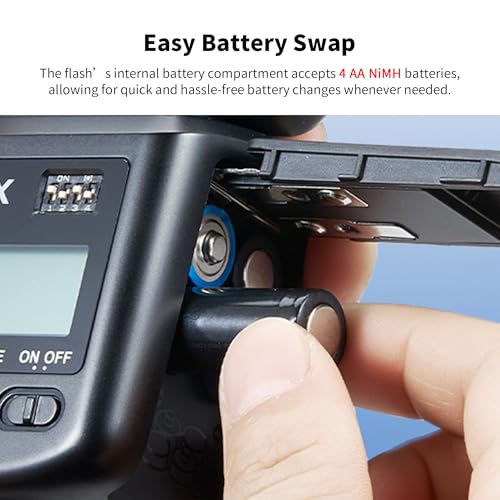 Godox TT520III Wireless Transmission Flash Speedlite - Built-in Receiver and RT Transmitter Compatible with Canon Nikon Panasonic Olympus Pentax