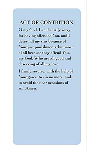Needzo Wooden Hand Held Cross with Forgiveness Prayer Card, Comforting Palm Clutching Cross for Easy Travel, 4 Inch