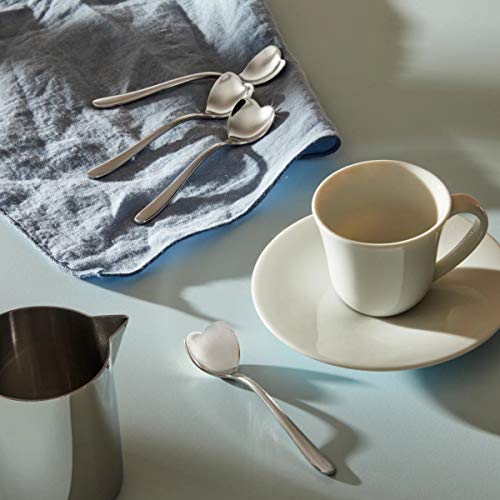 Alessi AMMI08SET "Il Caffe'Alessi" 4 Piece Spoon Set, Silver