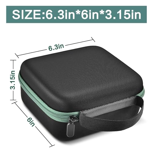 Storage Box Bag for Bosch Home and Garden Battery Cleaning Brush Universal Brush Carry Bag for Battery, USB Cable, Cleaning Attachments Included (Storage Box Only), Black