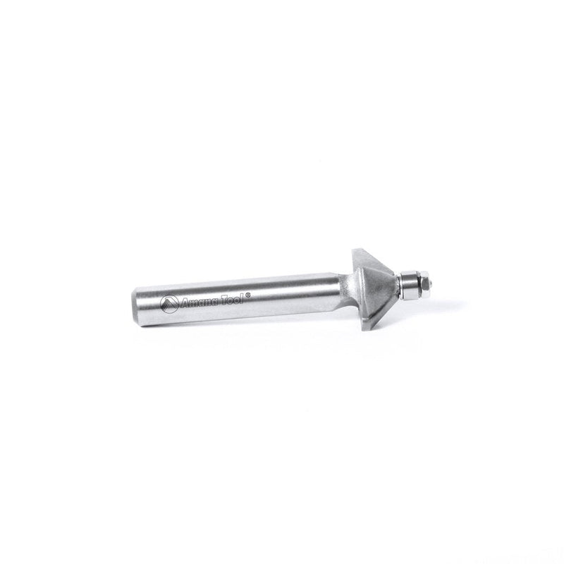 Amana Tool - MR0108 Carbide Tipped Miniature Chamfer 45° x 9/16 Dia x 1/4