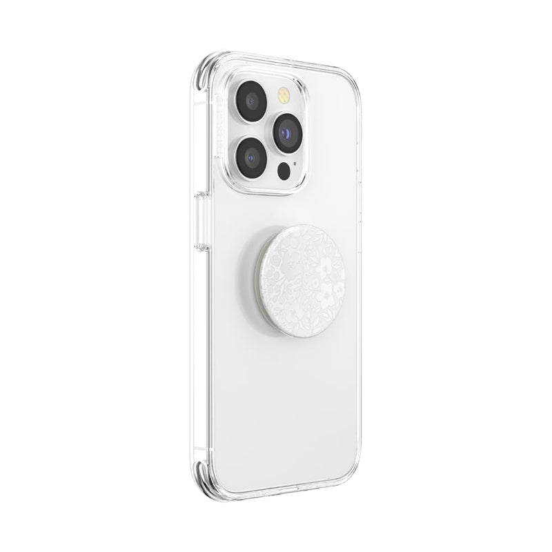 [Australia - AusPower] - PopSockets Phone Grip with Expanding Kickstand, Floral - Blanc Fresh Adhesive 