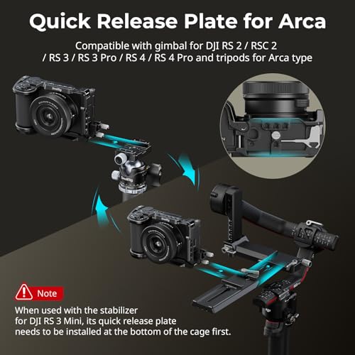 SmallRig ZV-E10 II Cage Kit for Sony ZV-E10 II with Cable Clamp for HDMI