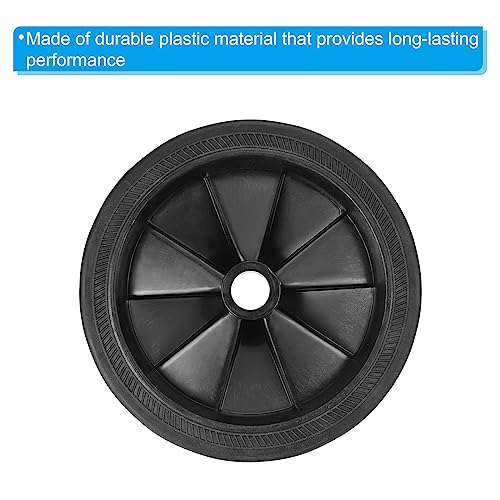 PATIKIL 5.8" Air Compressor Wheels, Universal Air Compressor Wheel Replacement Part with Screw & Nut with 0.6" Dia. Hole for Easy Mobility