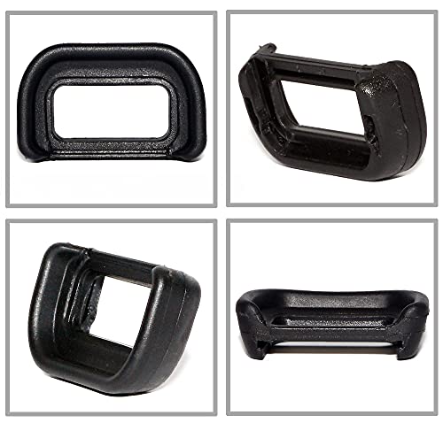 A6500 Eyecup Viewfinder for Sony Alpha a6600 a6500 a6400 Camera (2 Pack), Replaces Sony FDA-EP17