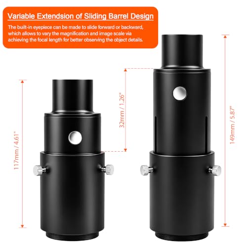 Astromania Telescope Photo Adapter Extendable Camera Adapter with T Adapter Classic Version