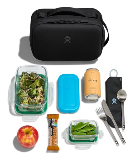 Hydro Flask Carry Out Lunch Box – Insulated Adult Lunch Cooler for Men and Women 5 L Beachplum Black 1 EA