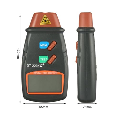 Professional Digital Tachometer with Data Storage Function | Non-contact digital laser photo tachometer