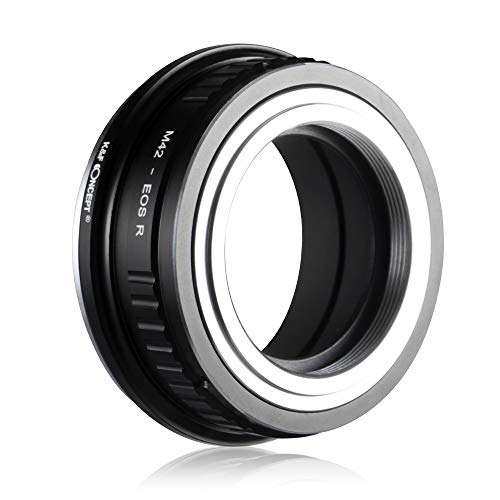 K&F Concept Lens Mount Adapter Compatible for M42 Screw Mount SLR Lens to Canon EOS R Camera Body
