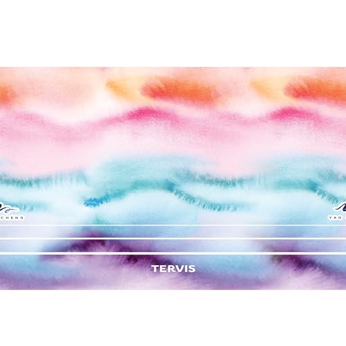 Tervis Traveler Yao Cheng Daydreaming Triple Walled Insulated Tumbler Travel Cup Keeps Drinks Cold & Hot, 30oz - with Straw Lid, Stainless Steel
